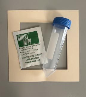 Environmental wipes and materials